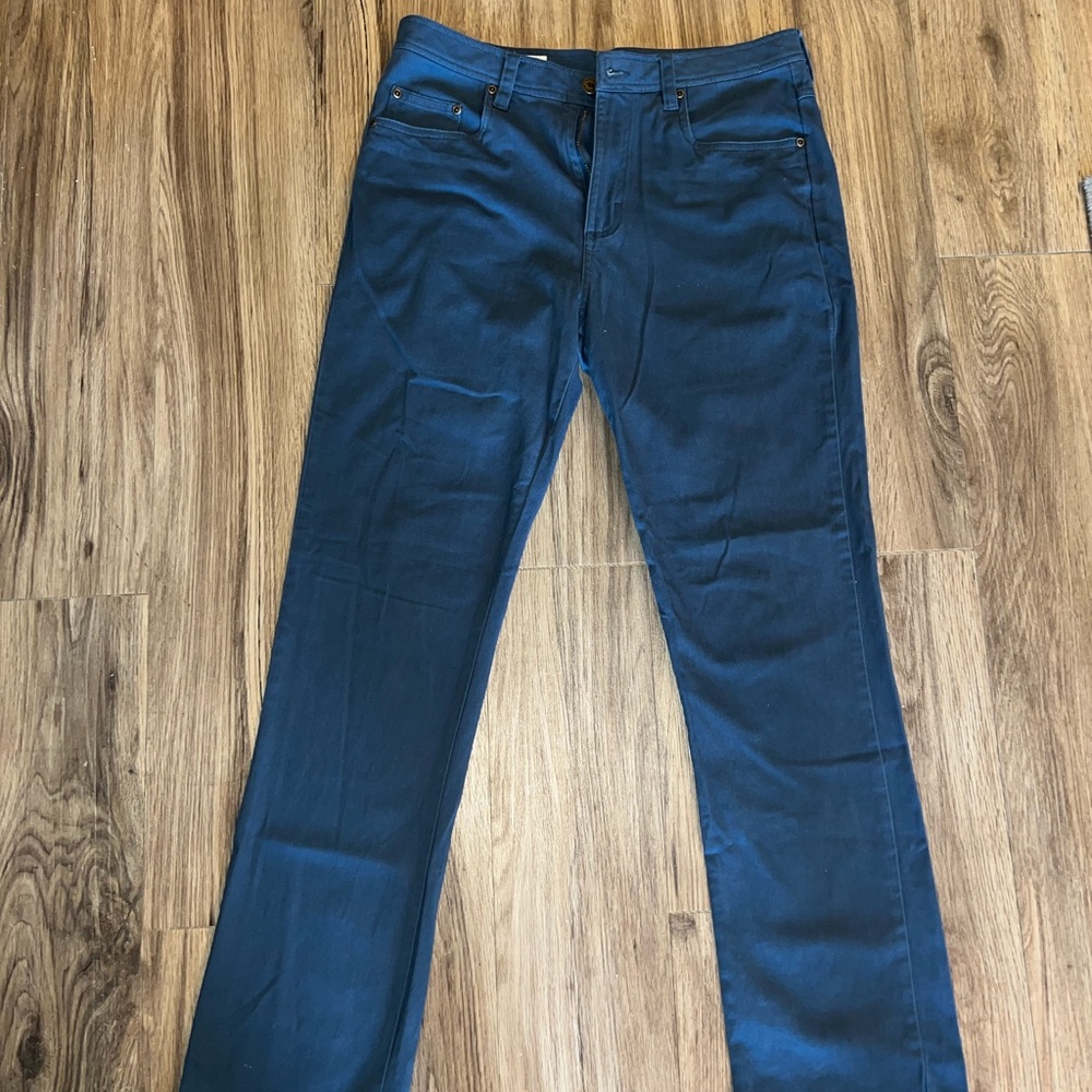 Onward Reserve Navy Blue Straight-Leg Pants (32x32)